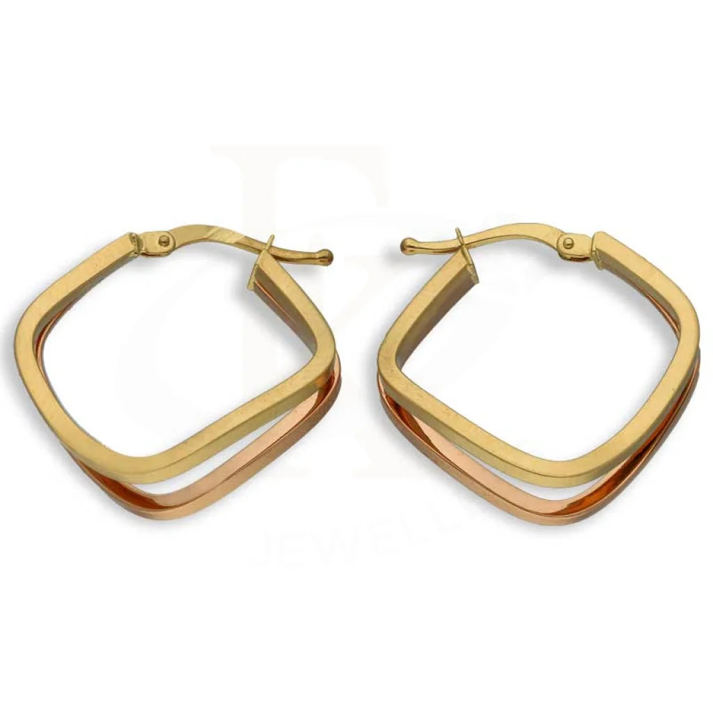 ladies-luxury-heart-necklaces-Gold Hoop Earrings 18KT - FKJERN18K2837