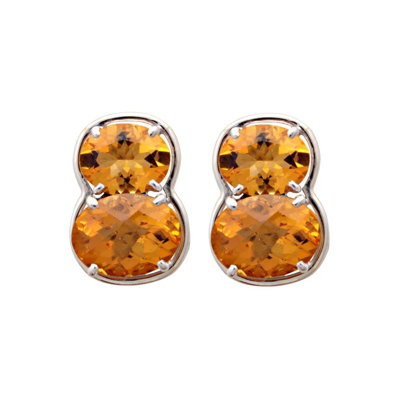 ladies-affordable-rose-gold-necklaces-Earrings-Citrine