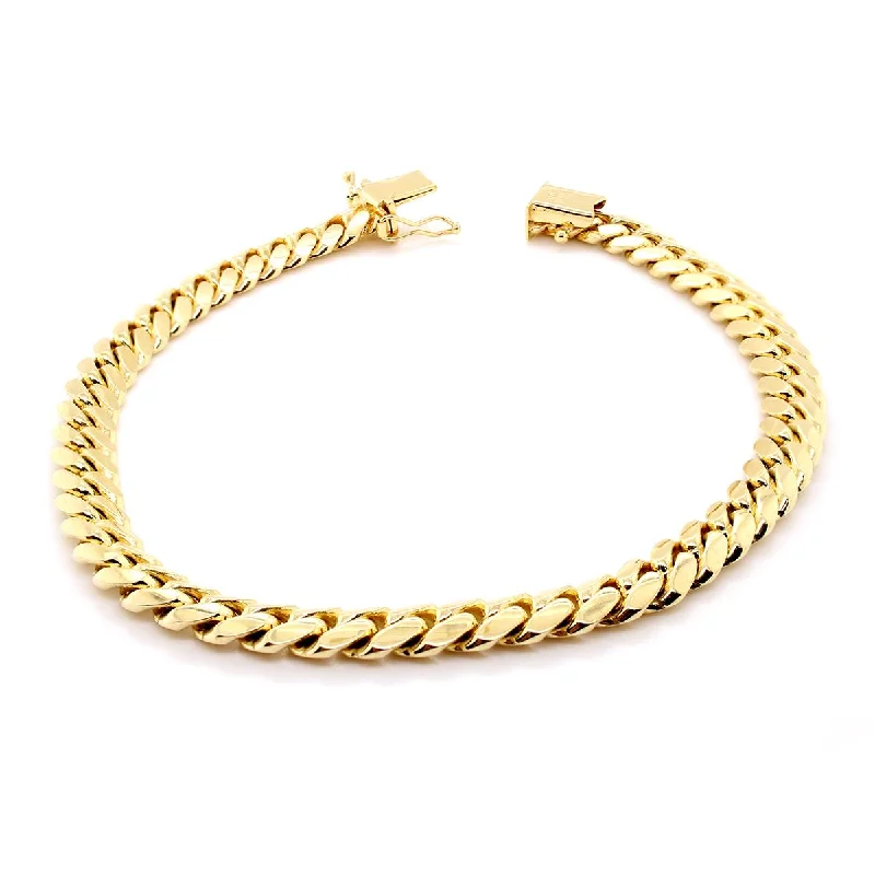 ladies-everyday-pearl-bracelets-MEN'S MIAMI CUBAN LINK CHAIN BRACELET, 7.1MM