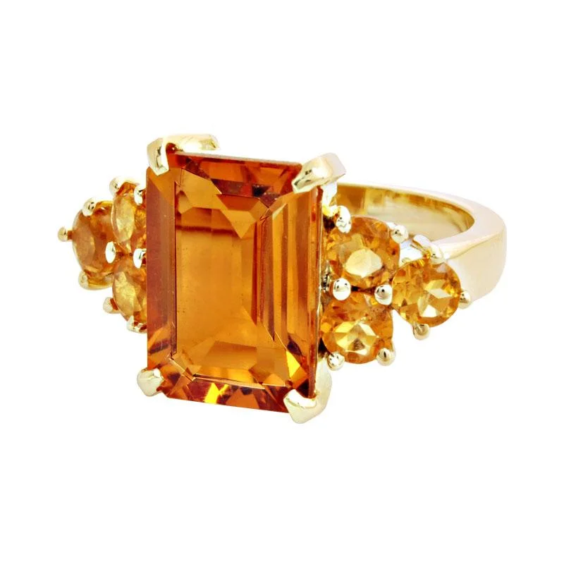 Ladies rings for lawyers -Ring-Citrine  (1685D)