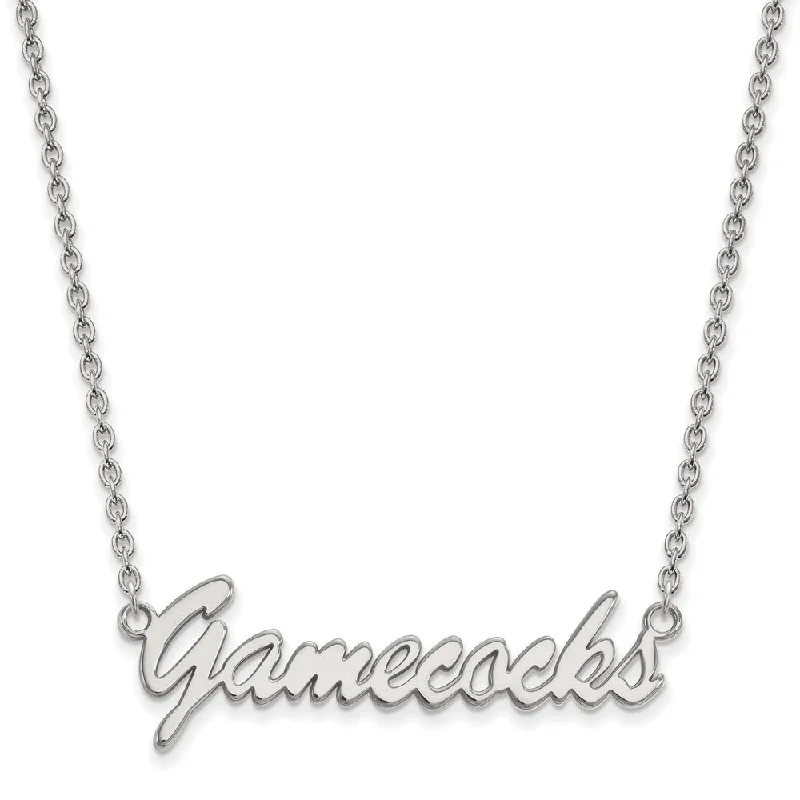 ladies-classic-diamond-necklaces-Sterling Silver South Carolina Medium Pendant Necklace