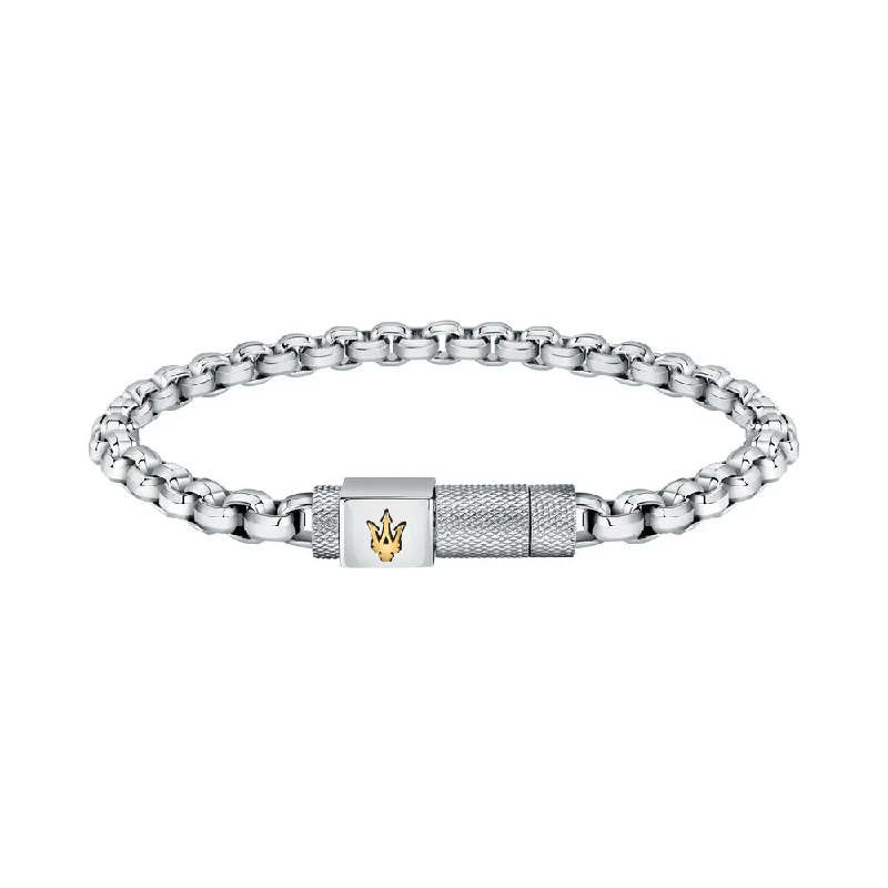 ladies-affordable-bracelets-Men Iconic Silver Bracelet