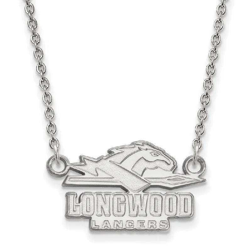 ladies-gift-gold-necklaces-14k White Gold Longwood U Small Pendant Necklace