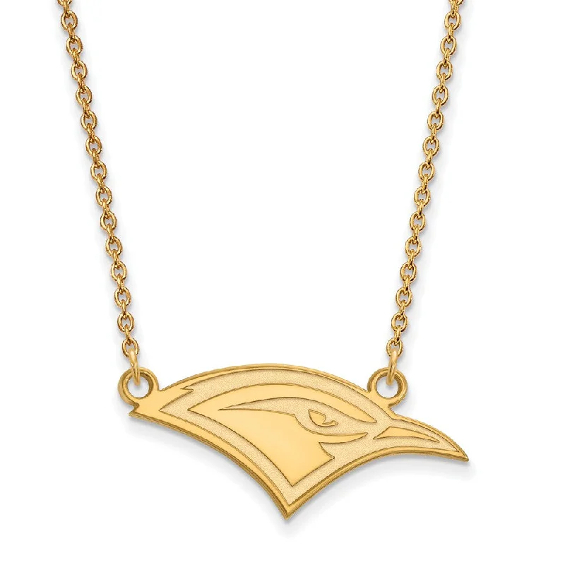 ladies-choker-necklaces-14k Yellow Gold U of Tennessee at Chattanooga Small Pendant Necklace