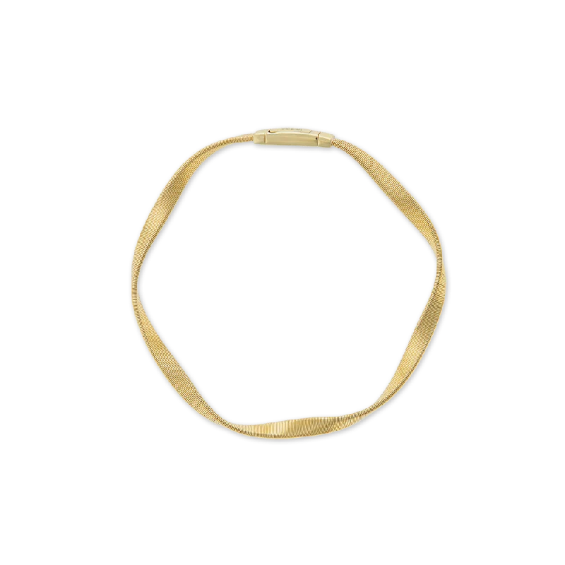 ladies-fashion-pearl-bracelets-Marco Bicego 18K Yellow Gold Marrakech Supreme Bracelet