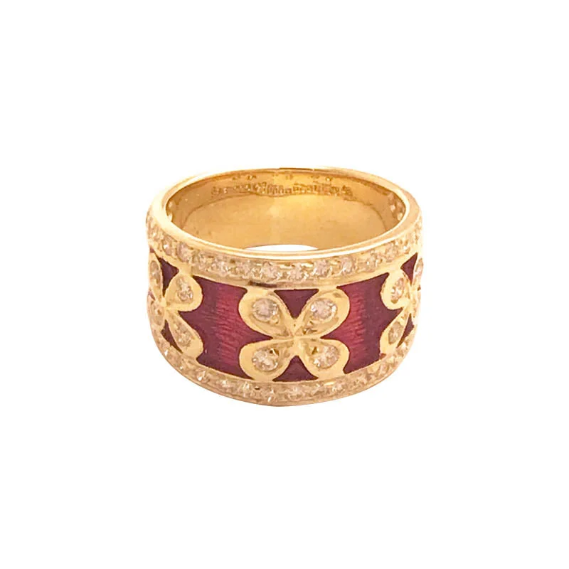 Ladies rings bohemian vibes -RING- DIAMOND (ENAMEL)