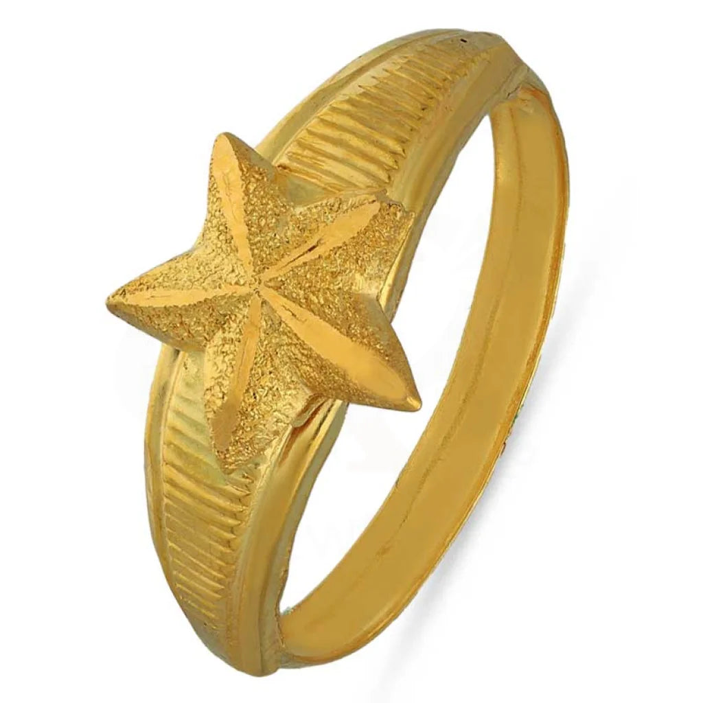 Ladies rings for dream chasers -Gold Star Ring 18KT - FKJRN1271