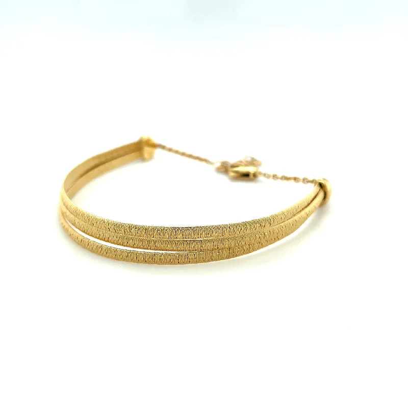 ladies-elegant-rose-gold-bracelets-Marco Bicego Cairo Yellow Gold Bracelet