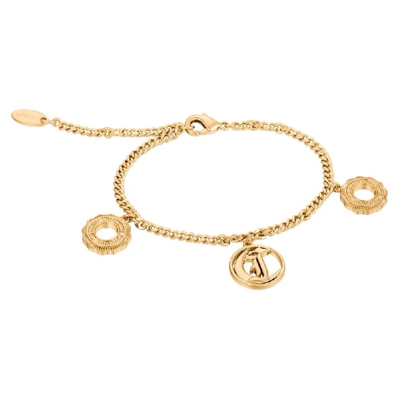 ladies-gemstone-rose-gold-bracelets-Ostentatious Women Gold Bracelet