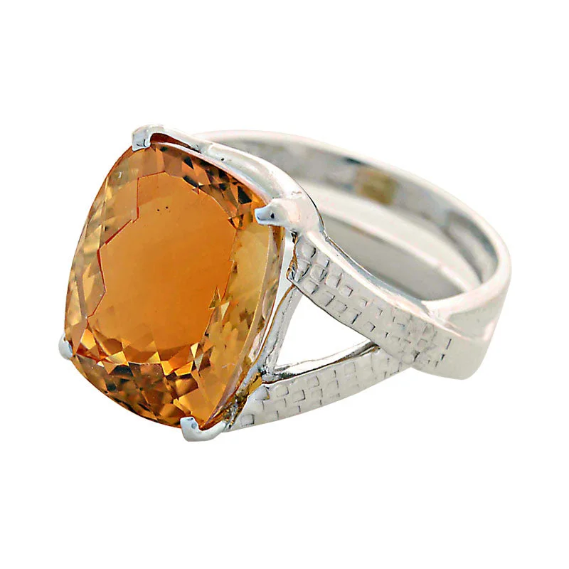 Ladies rings for getaways -Ring-Citrine