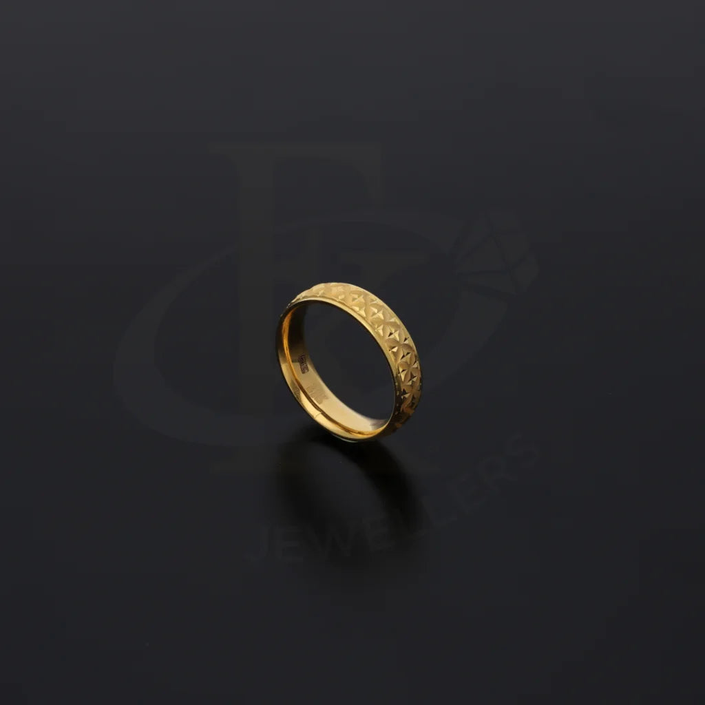 Gold Toned Ring 21KT - FKJRN21KM8112