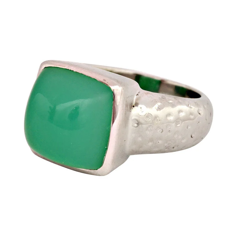 Ladies rings fun settings -Ring-Chrysoprase