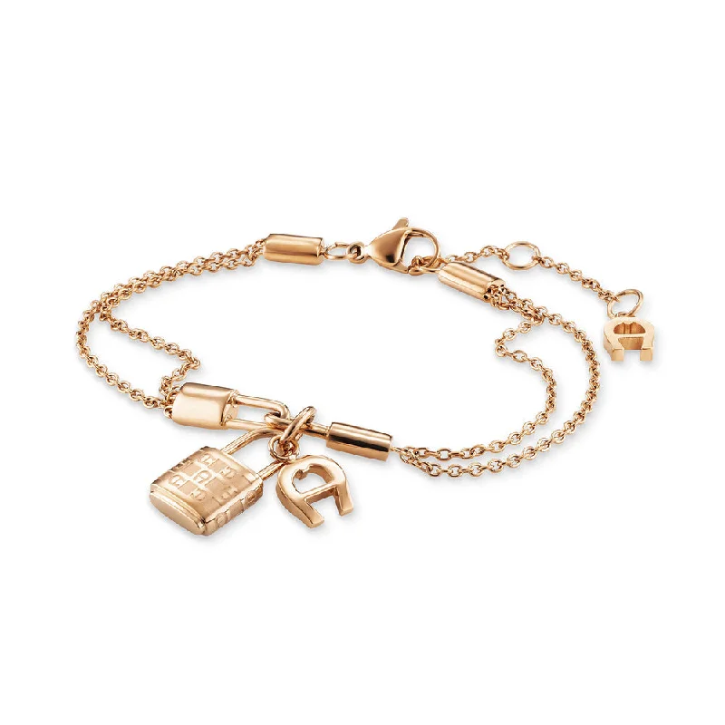 ladies-flower-bracelets-Women Novelty Rosegold Bracelet