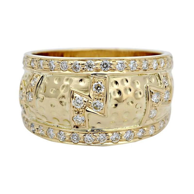 Ladies rings for game nights -Ring-Diamond  (2063E)