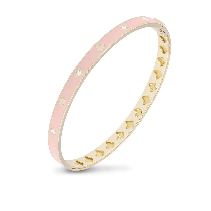 ladies-moon-gold-bracelets-Piero Milano Pink Eden Bracelet