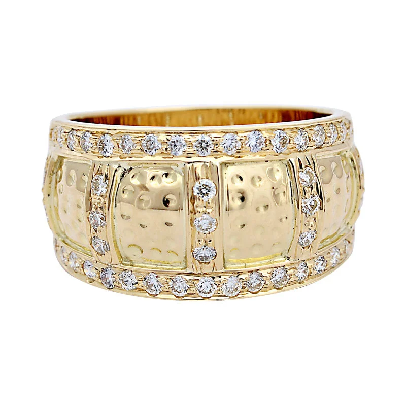 Ladies rings with tree designs -Ring-Diamond