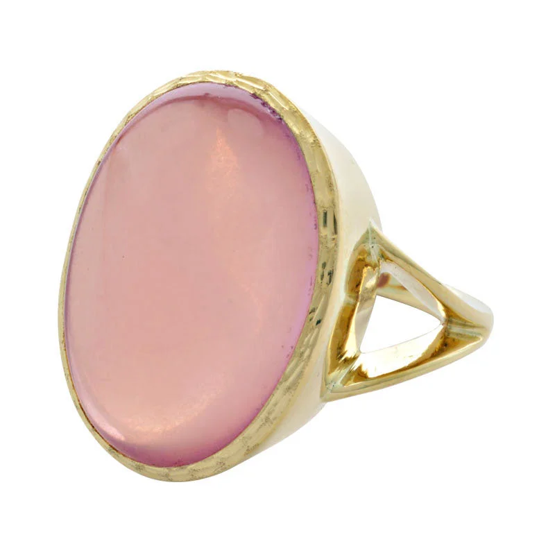 Ladies rings for wanderers -Ring-Rose Quartz