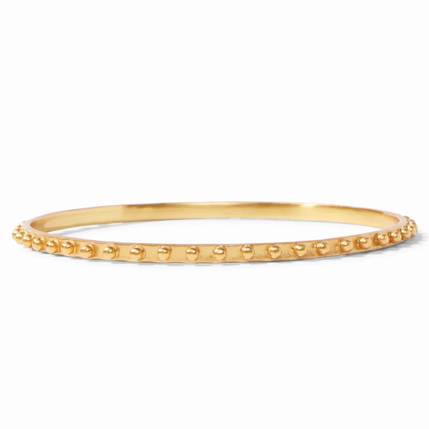 ladies-charm-crystal-bracelets-Julie Vos 24K Gold Plated SoHo Bangle Bracelet, Medium