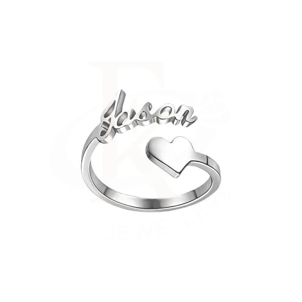 Ladies rings with nebula motifs -Silver 925 Name with Heart Ring - FKJRN2056