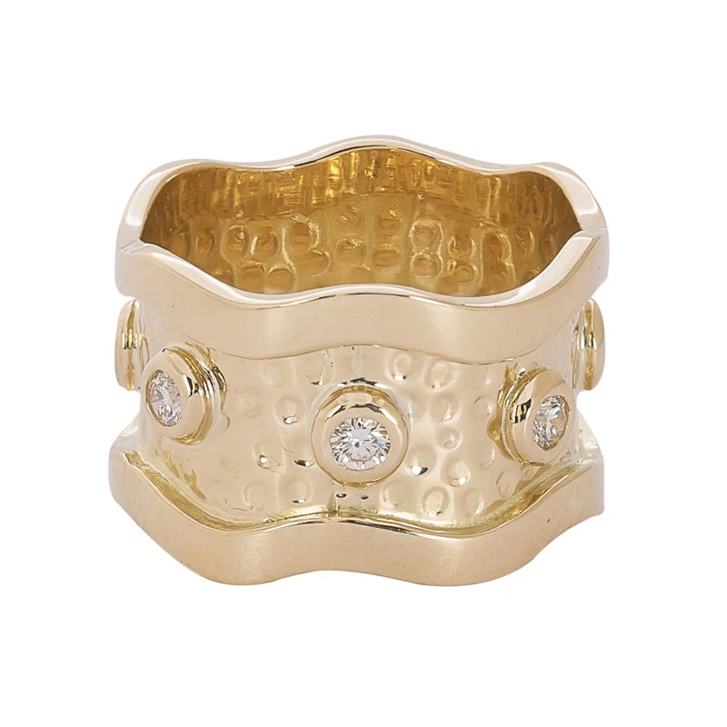 Ladies rings with dragon designs -RING- DIAMOND IN 18K GOLD