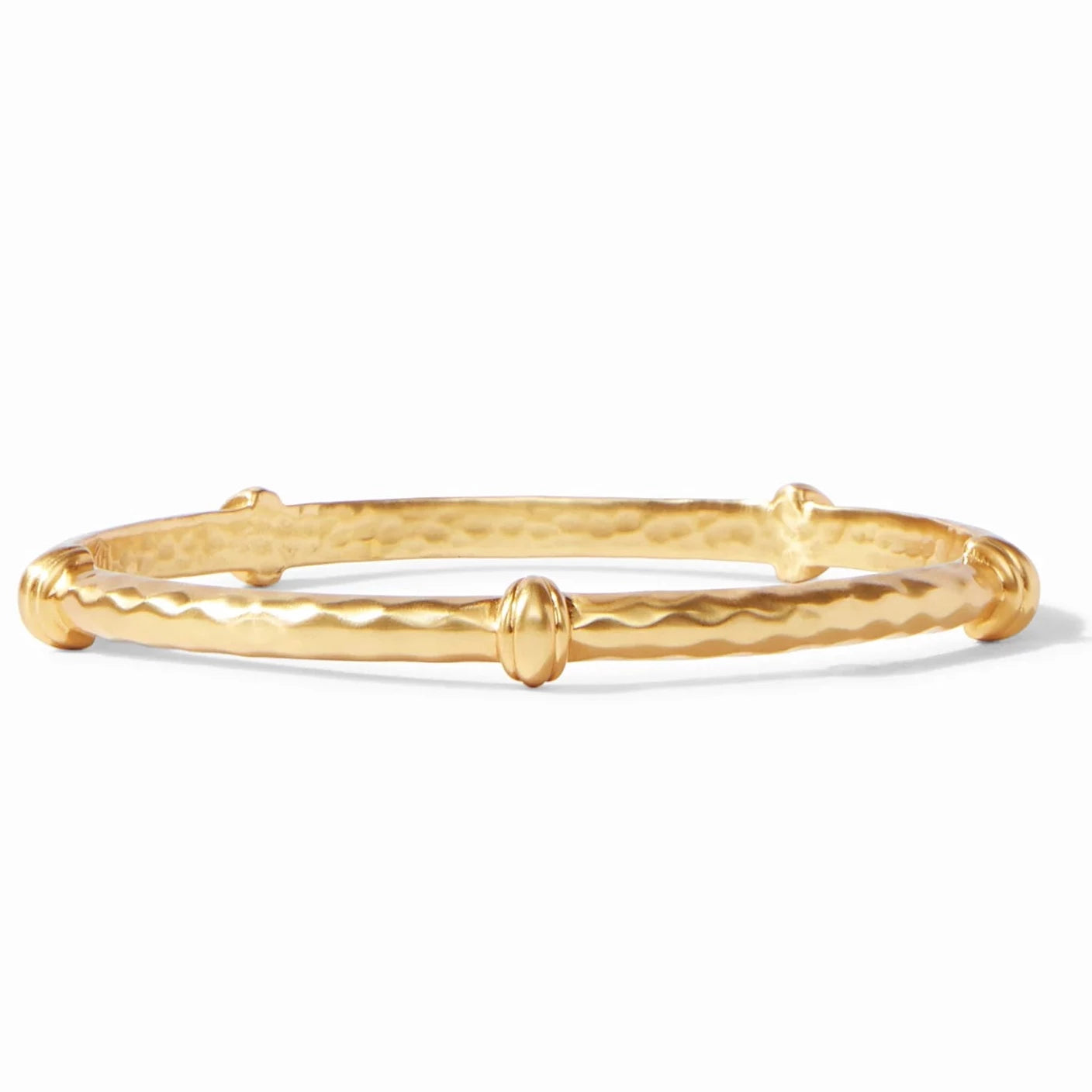 ladies-vintage-rose-gold-bracelets-Julie Vos 24K Gold Plated Savannah Bangle Bracelet, Small