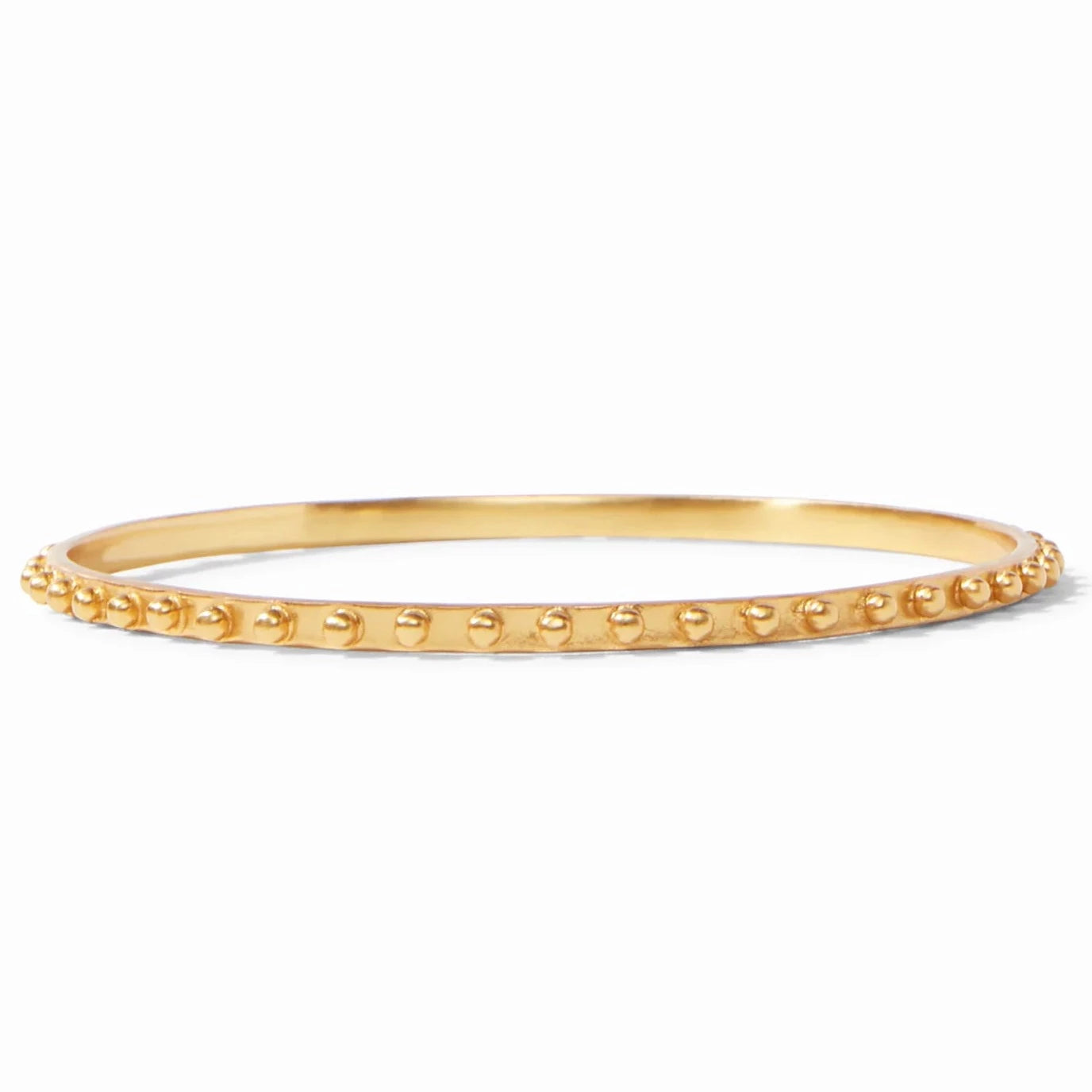 ladies-bangle-silver-bracelets-Julie Vos 24K Gold Plated SoHo Bangle Bracelet, Medium