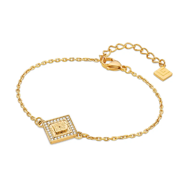 ladies-charm-bracelets-Eva Gold Plated Bracelet