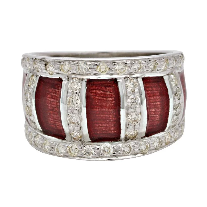 Ladies rings for dreamers -Ring-Diamond (Enamel)  (190CS)