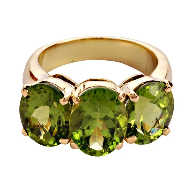 Ladies rings vintage inspired -Ring-Peridot  (1130E)