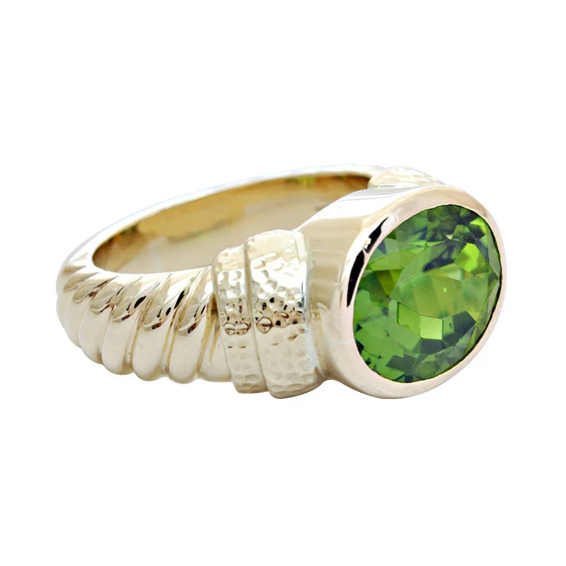 Ladies rings for holidays -Ring-Peridot