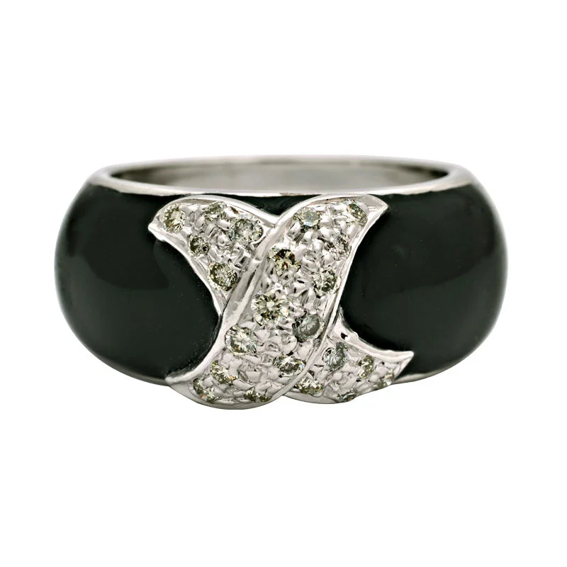 Ladies rings for explorers -Ring-Diamond (Enamel)